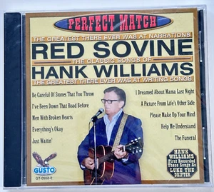 Red Sovine - Perfect Match: Songs of Hank Williams CD New Factory Sealed - Imagen 1 de 2