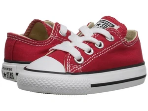 NEU SÄUGLING KLEINKIND CONVERSE RED OX KOSTENLOSER VERSAND MITTLERE BREITE - Bild 1 von 6