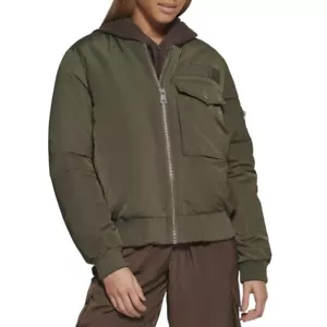 Levi's Bomber Jacket Womens XS Green Flight NWT Lightweight - Picture 1 of 10