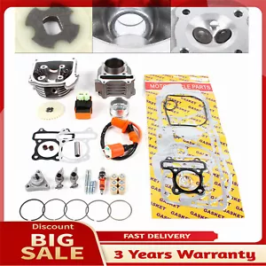 MEJOR KIT CILINDRO GY6 50CC 100CC GRAN DIÁMETRO BBK 50MM ID 1P39QMB 139QMB 64MM VÁLVULAS - Imagen 1 de 20