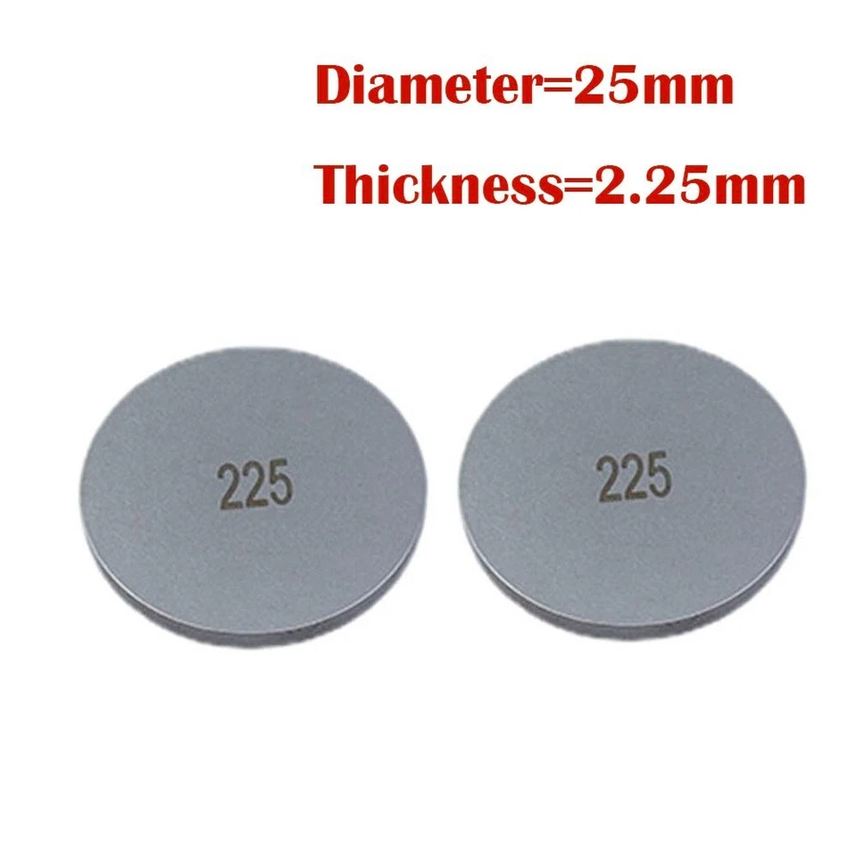 2pcs 25mm Valve Shim Thickness 2.25mm for Triumph Bonneville America Daytona Foto 1 de 1