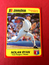 1991 Jimmy Dean Signature Edition Nolan Ryan Texas Rangers