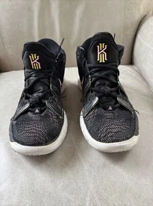 Nike Kyrie 7 Ripple Effect Black/Arctic Punch/Yellow Sneaker Size 4.5Y CT4080 - Picture 1 of 10