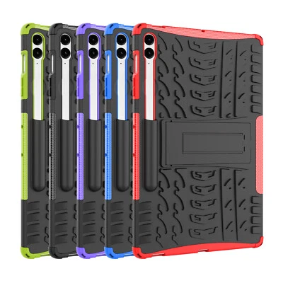 Tablet Shockproof Stand Case Cover For Samsung Galaxy Tab S9 FE Plus S6 Lite A9 - Image 1 of 4