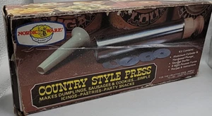 Vintage Nordic Ware Country Style Press Mold, Dumplings, Cookies, Pastries USA - Picture 1 of 12