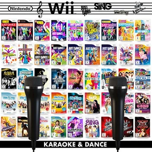Nintendo Wii KARAOKE & DANCE - DANZ Party 💃🕺🎉 Juegos + Micro 🎤 Micro Selección - Imagen 1 de 88