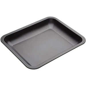 Mastercraft 39x31cm Heavy Base Non-Stick Roasting Pan Baking Tray Large Black - Picture 1 of 7
