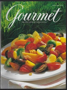 Gourmet Magazine August 1998 Guacamole Hummus Sorbets Iowa State Fair Tomatoes - Picture 1 of 1