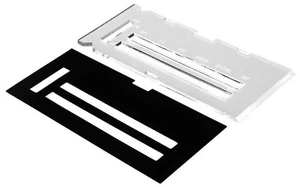 1973 Camaro; Heater Control Lens; with Air Conditioning; with Black Backing - Foto 1 di 4