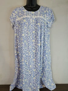 Croft Barrow Intimates Short Sleeve Cottage Core Size Large Women's Nightgown - Picture 1 of 10