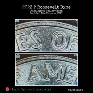 2023 P Roosevelt Dime ✨MULTIPLE ERRORS✨ - Picture 1 of 7