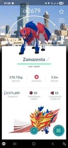 Zamazenta ( GO Fest Osaka Background ) Pokemon Trade Go - Picture 1 of 2