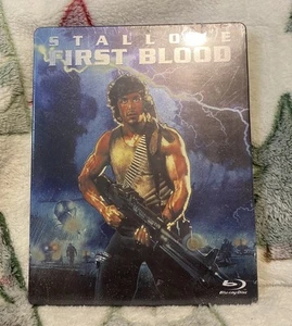 RAMBO : FIRST BLOOD- STEELBOOK BLU-RAY Sylvester Stallone New/Sealed - Picture 1 of 2