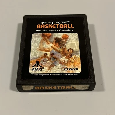 Basketball Atari  2600 1977 Authentic Cartridge Only Untested - Image 1 of 4