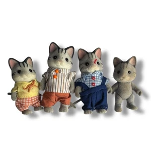 Calico Critters Sylvanian Families Sandy Rumpus Tabby Katzenfamilie 4er Set  - Bild 1 von 2