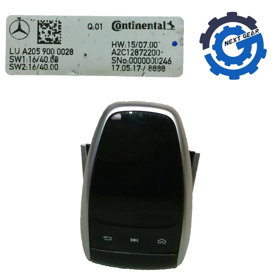 Unidad de control de almohadilla táctil de radio OEM Mercedes Benz para 2008 23 C63 AMG 205-900-19-34 Foto 1 de 4