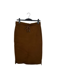 Gonna donna Max Mara tempo libero misto lana marrone taglia 32” vita - Foto 1 di 10