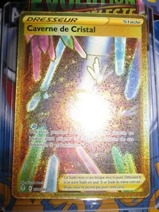 CAVERNE DE CRISTAL 230/203 POKEMON MINT SECRETE GOLD RARE FR EVOLUTION CELESTE  - Imagen 1 de 6