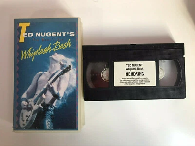 Ted Nugent'S VHS TAPE Whiplash Bash Hendring Neujahrsabend - Bild 1 von 2