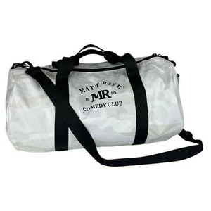 Matt Rife White CAMO DUFFLE BAG 2024 VIP 21x10.5" Removable Shoulder Strap Sport - Picture 1 of 8