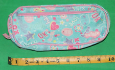 Smiggle Light Blue / Pink "Happy" Single Compartments Pencil Case