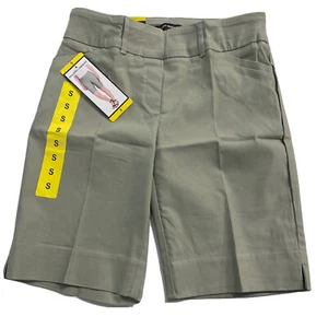 Hilary Radley Bermuda 9" inseam Shorts Small Rayon/Nylon NEW Womens shorts - Picture 1 of 12