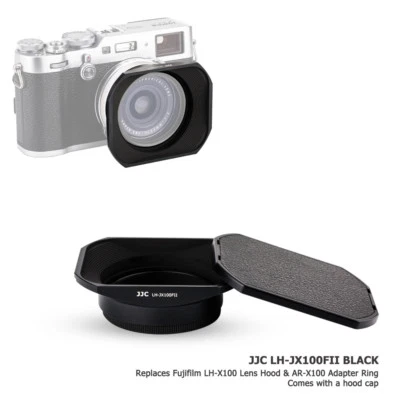 Metal Lens Hood & Adapter Ring & Hood Cap for Fujifilm X100V X100F X100VI X100S - Image 1 of 4
