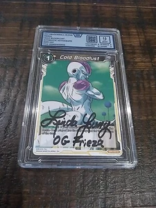 Cold Bloodlust Dragon Ball Super Card Graded 9 signiert Linda Young - Bild 1 von 3