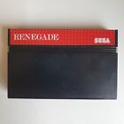 Renegade SEGA Master System PAL Game Only