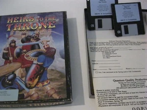 Heirs To The Throne PC game 3.5" disks complete QQP 1993 - Picture 1 of 2