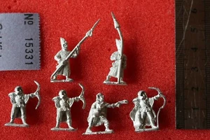 15mm Metall Figuren Elfen Bogenschützen Speermänner Fantasy Minifiguren Miniaturen Modelle Lot - Bild 1 von 2