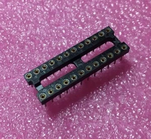 1 PCS  24 PIN IC SOCKET ROUND HOLE - High quality - Picture 1 of 1