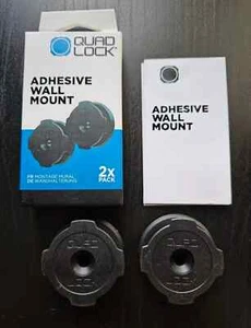 Quad Lock Wall Mount - Twin Pack Phone Mount Carrier Car Bicycle Iphone Samsung - Picture 1 of 1