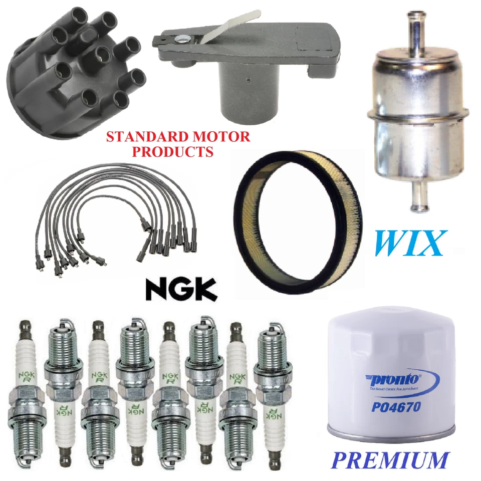 Kit de afinación filtros tapones de cable para Dodge Monaco V8 5,9 L; metal en línea 73-78 Foto 1 de 1