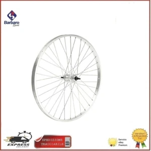 Ruota Posteriore Bici 28x5/8 Cerchio Con Bloccaggio Biciletta City - Foto 1 di 1