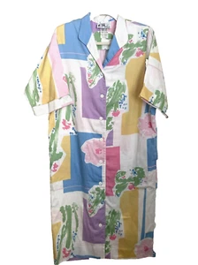 VTG WILLI of California CATHERINE OGUST Penthouse Gallery Dress Pockets Pastel - Picture 1 of 10