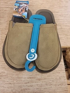 COBIAN CARDIFF MULE MENS TAN SLIPPERS SIZE 10- NEW - Picture 1 of 8