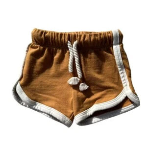 Little Co. Lauren Conrad Organic Cotton Baby Toddler Yellow Dolphin Shorts 3m - Picture 1 of 7