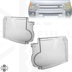 2x Lente Faro para Discovery 3 Par Cristal Repuesto LR3 LH+RH Faro - Imagen 1 de 7