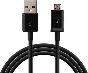 New Samsung Galaxy Original Micro USB Fast Charger Data Cable  5ft Black - Picture 1 of 2