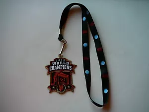 San Francisco SF Giants 2012 World Champions Embroidered Patch & Lanyard - Picture 1 of 3