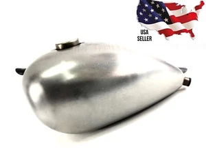 PEANUT GAS TANK 2gl BOBBER YAMAHA HONDA CHOPPER LOW PRO WASSELL DEEP WELL Tunnel - Picture 1 of 9