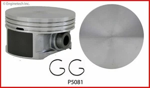 CHEVROLET 5.7L LS1 LS-1 LS-6 FLAT-TOP PISTONS & Rings W/ FLOATING PINS. - Picture 1 of 1