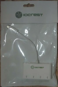 IOCREST 4 Port Type-C USB hub SI-HUB20204 - Picture 1 of 1
