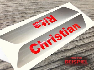 Sitzemblem Sticker Aufkleber Folie Höhenverstellung Wunschtext Modellbezeichnung - Picture 1 of 2