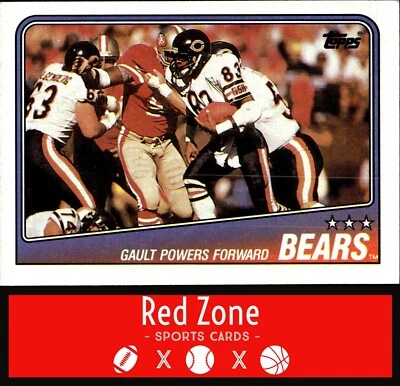 1988 Topps - #68 Bears Team Leaders - Willie Gault NM Set Break. - Image 1 of 2