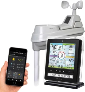 Iris (5-In-1) Wireless Indoor/Outdoor Weather Station with Remote Monitoring Ale - Picture 1 of 12