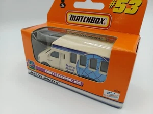Vintage Matchbox Chevy Transport Bus in scatola pressofuso #53 Metro Motel - Foto 1 di 4