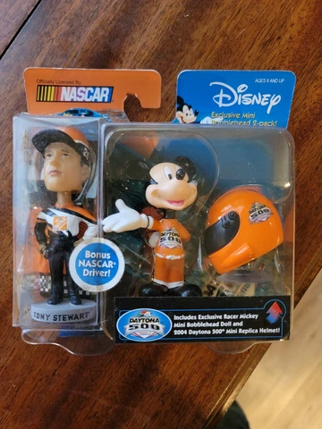 Tony Stewart/Mickey Mouse Bobblehead 2 Pk Disney/Daytona 500 Cover