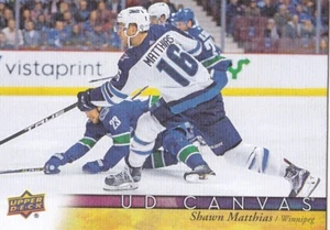 SHAWN MATTHIAS 2017-18 17-18 UPPER DECK 2 CANVAS PARALLEL #C209 JETS - Picture 1 of 1